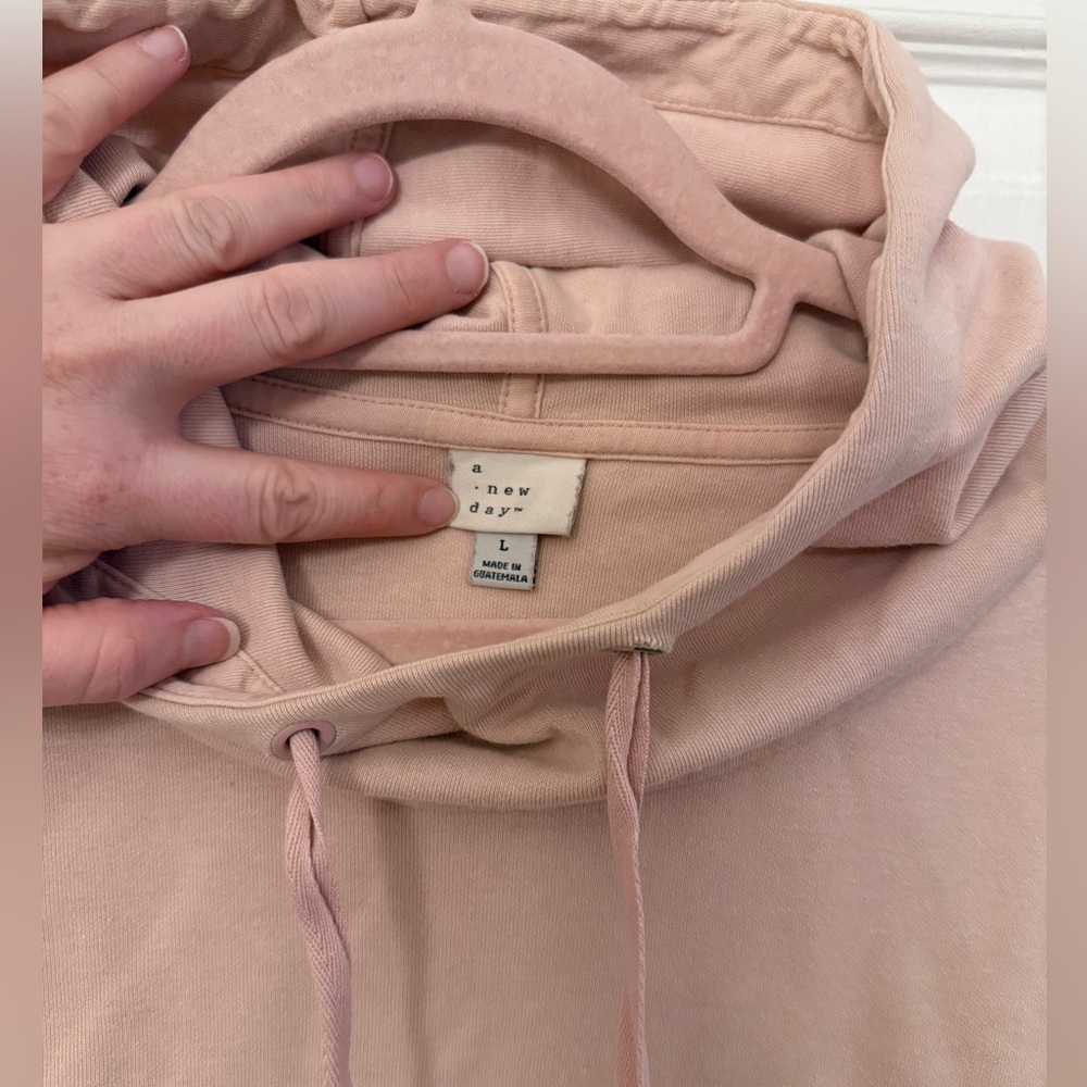 A New Day Blush Hoodie L - Picture 2 of 6